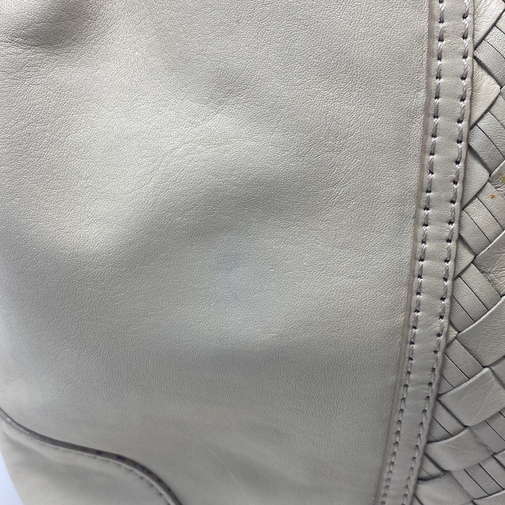 Cole Haan Off-White Leather Hobo Shoulder Bag - Picture 9 of 15